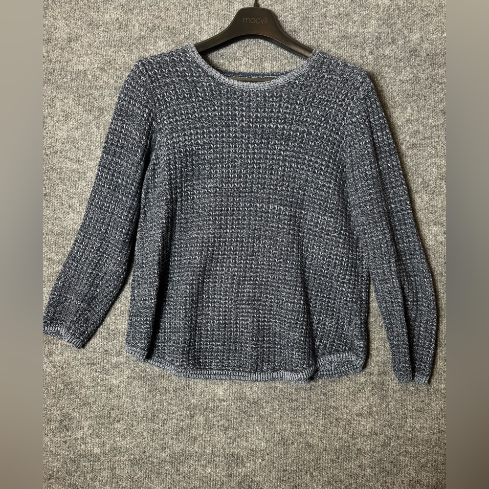 Jeanne Pierre Blue Knit Sweater - Size Medium (M), NWOT